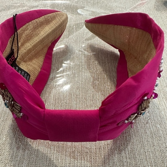 Rogue Vibrant Pink Embellished Headband main image 5